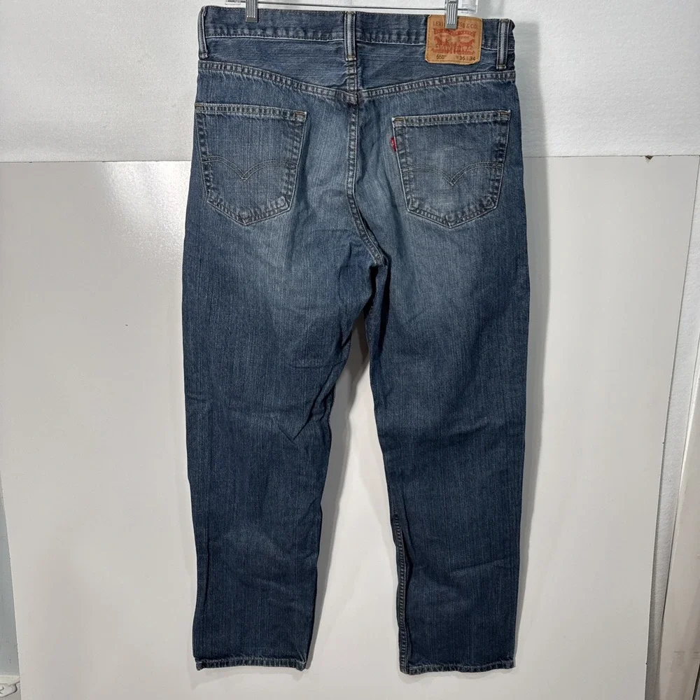 Levi's 550 Relaxed Fit Jeans‎ Mens 36 X 34 Blue 100% Cotton Denim